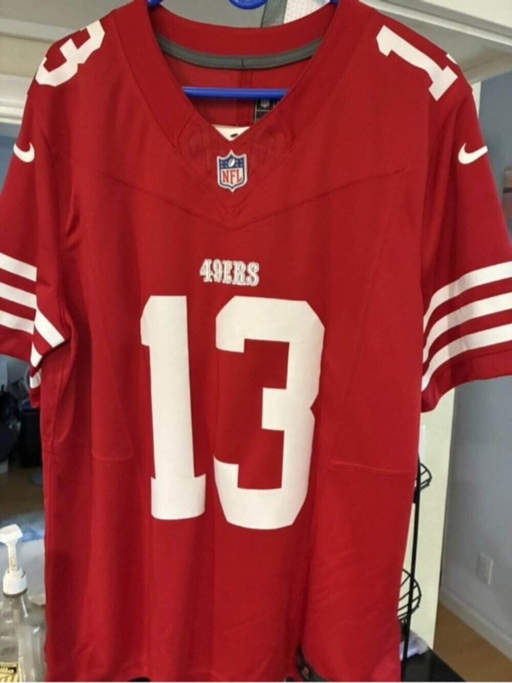 Brock Purdy Scarlet Stitched Jersey vapor